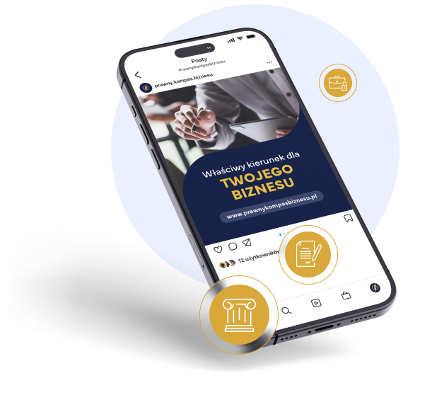 Telefon z profilem Prawny Kompas Biznesu